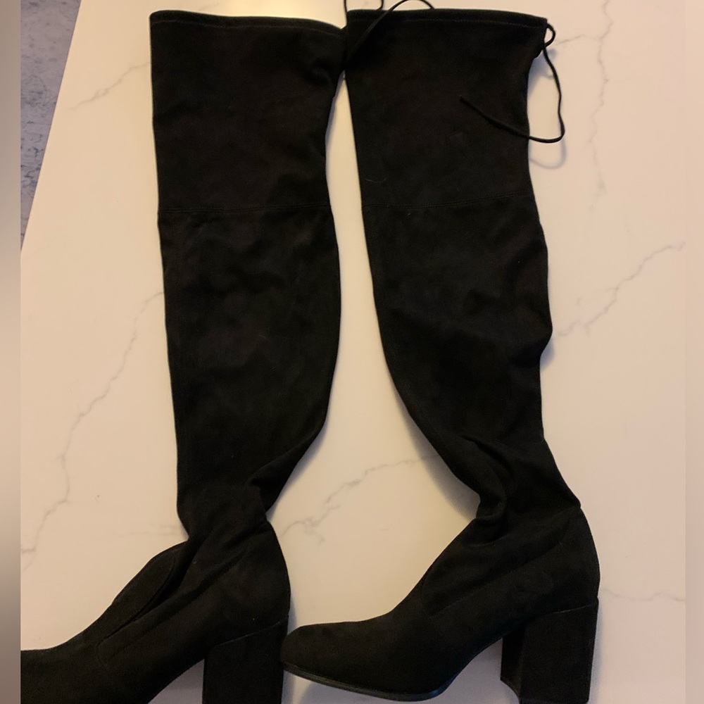 Nordstrom Size 9 Slay Over the Knee Black Boots New never worn.